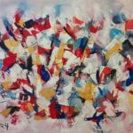 Abstract composition Year 2024